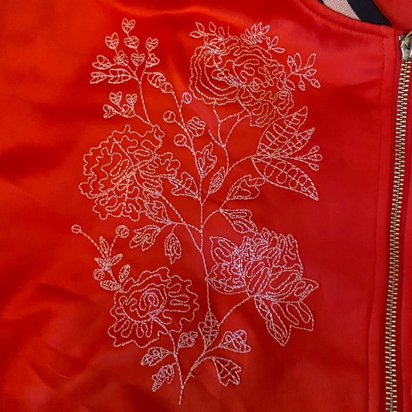Red Embroidered Jacket - Picture 4 of 4
